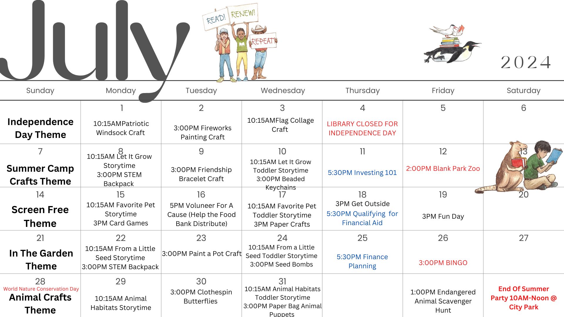 July 2024 Calendar